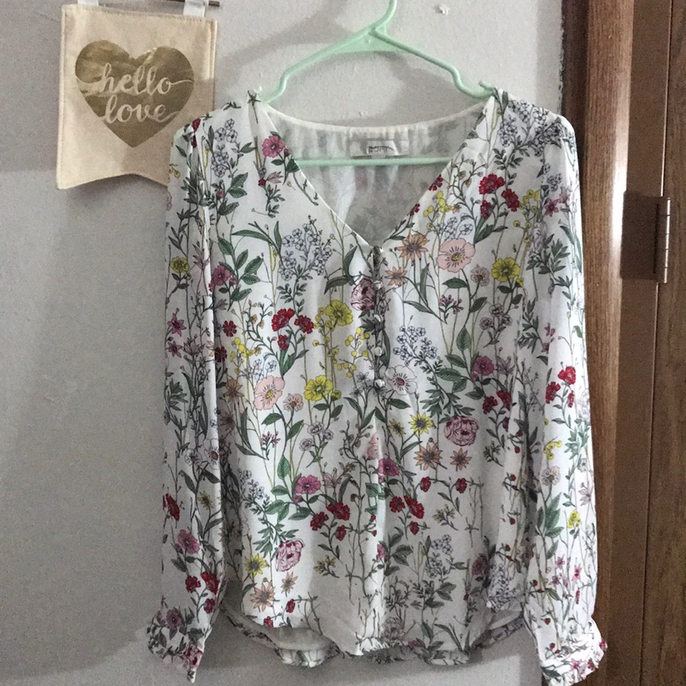 Loft | Floral Blouse